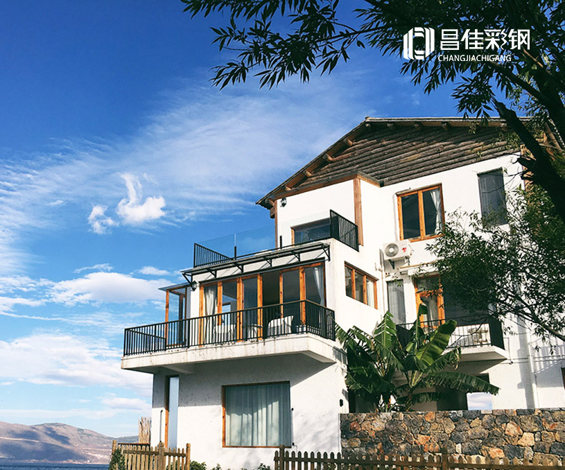 上海昌佳彩鋼夾芯板輕鋼別墅SEO優化案例